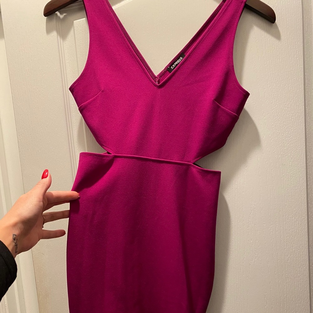 Express cut-out dress